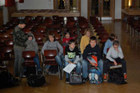 Werbeplakat Theateraufführung Paul und Napoleon - Ein Pinguin am Nordpol