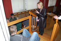 Werbeplakat Theateraufführung Paul und Napoleon - Ein Pinguin am Nordpol